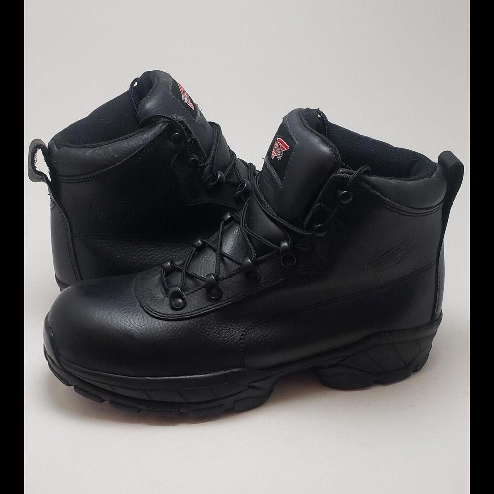 Mens Red Wing 6680 Hiker Elect Hazard Waterproof Black‎ Steel Toe Boots Size 9